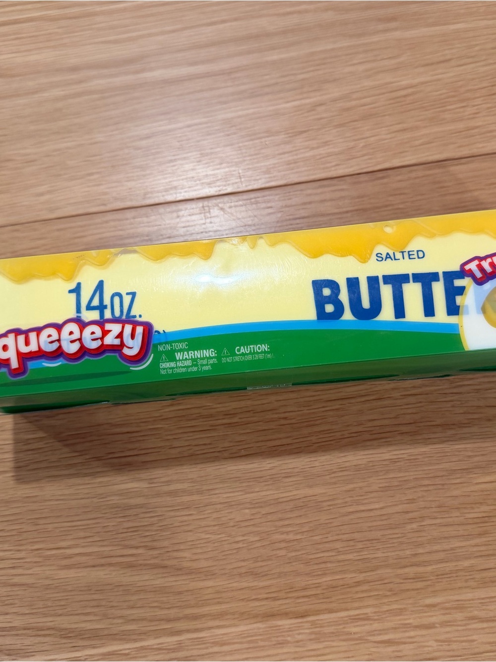 Squeezy 14 oz salted butter novelty sensory toy 🧈💛